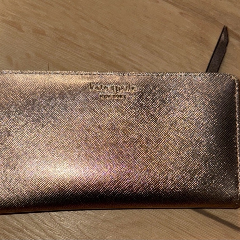 Kate Spade Metallic Gold Wallet